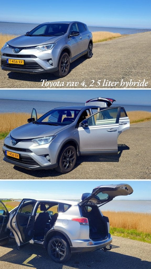 Toyota Rav4 2.5 Hybrid 197pk automaat onderhoudshistorie, Auto's, Toyota, Zwart, 155 pk, Rav4, 93 €/maand