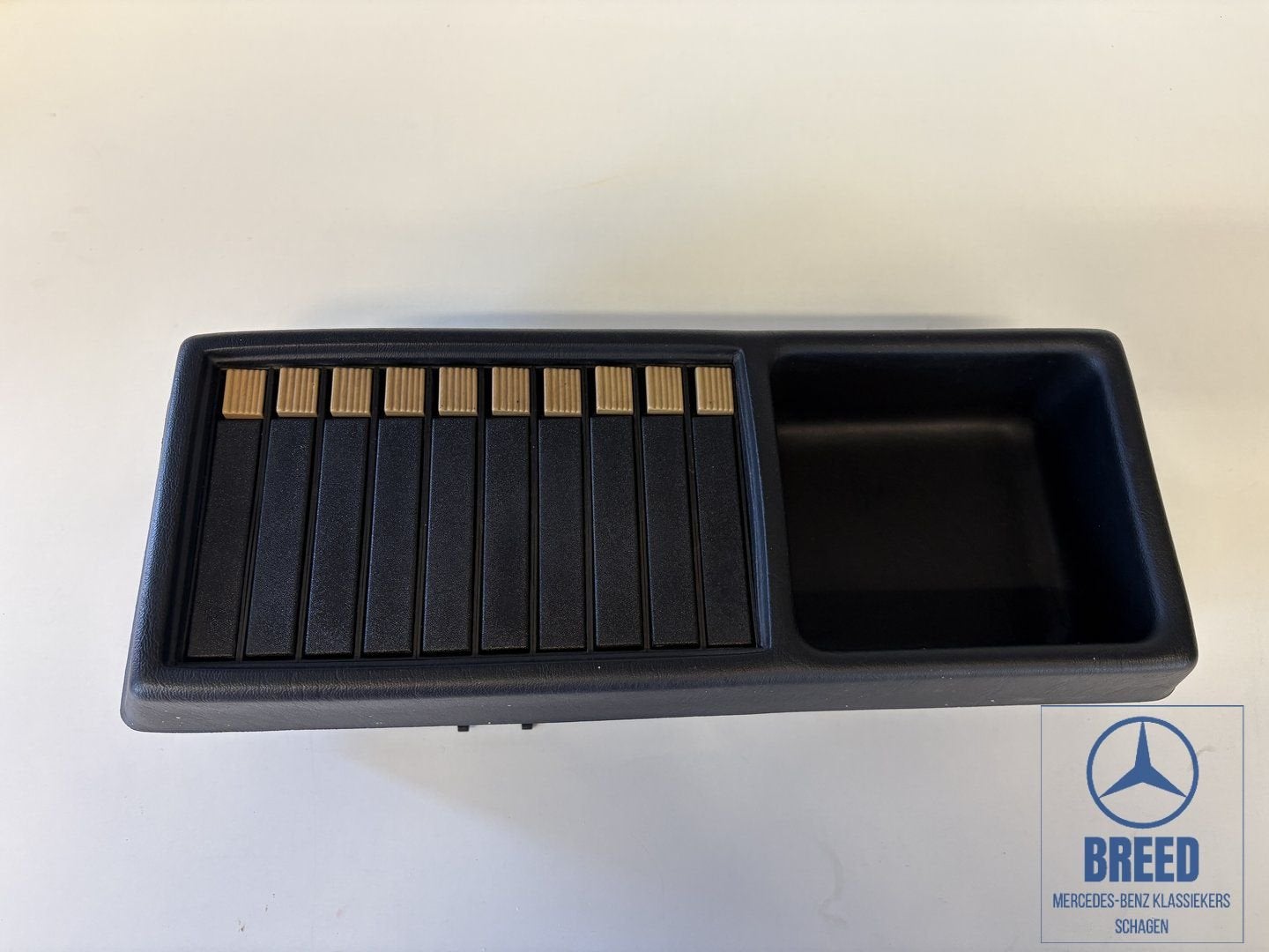 Fischer cassettebox middenconsole voor Mercedes-Benz W123, Gebruikt, -, Ophalen of Verzenden, -