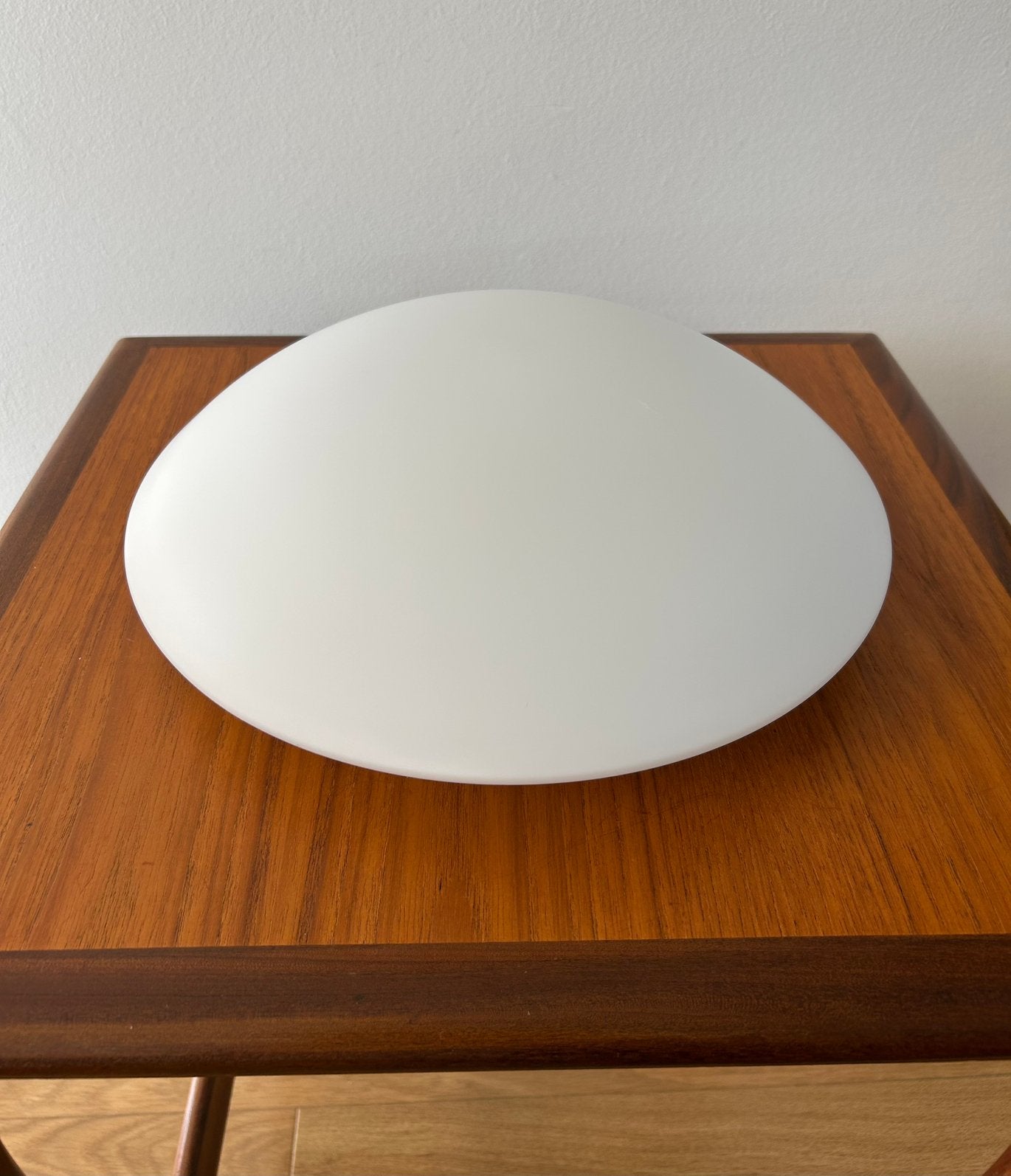 Masterlight halfronde plafondlamp | Wit opaalglas  | Ø30cm, Modern, Zo goed als nieuw, Wit, Glas