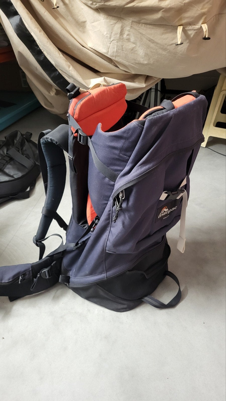 macpac possum draagrugzak, Ophalen of Verzenden, Rug, Draagzak, Overige merken