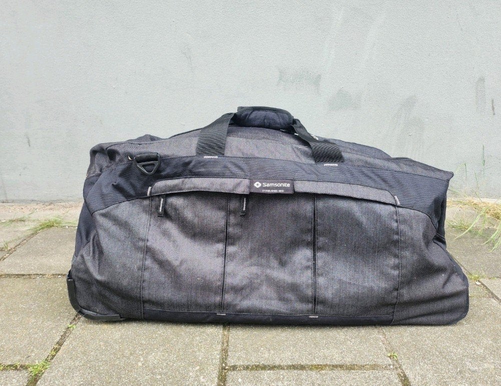 Samsonite Trolley Large Duffelbag Samsonite Sonora, Uitschuifbare handgreep, 30 cm of meer, Zwart, Zo goed als nieuw