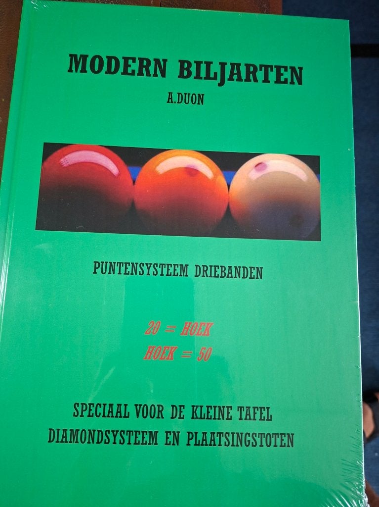 Biljartboek Modern Biljarten - Puntensysteem Diamondsysteem, Ophalen of Verzenden, Nieuw, Overige typen