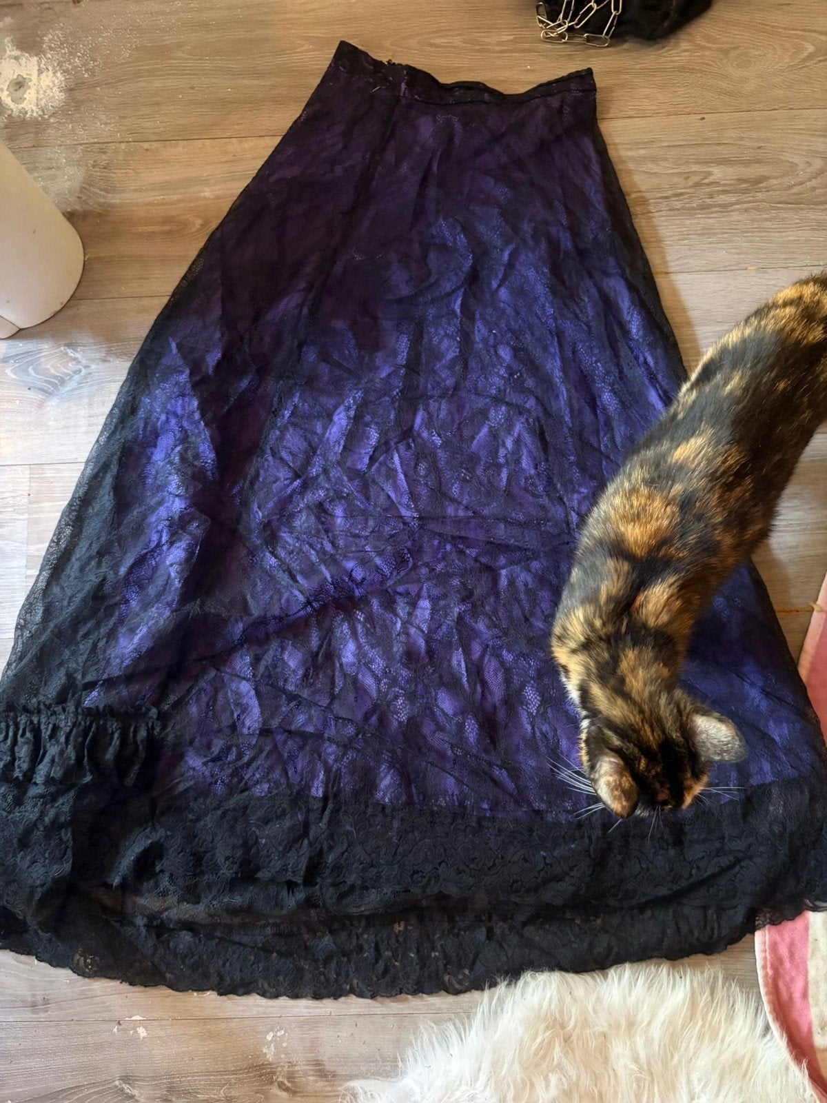 Gothic rok, Ophalen of Verzenden, Zo goed als nieuw, Maat 34 (XS) of kleiner, Zwart