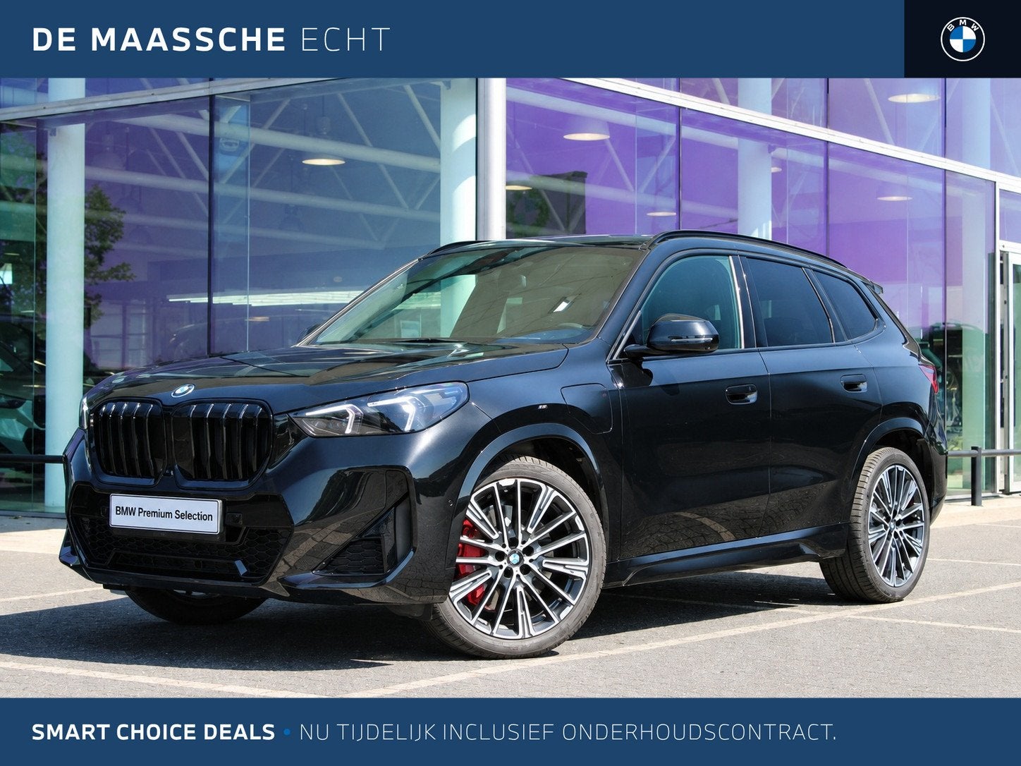 BMW X1 xDrive25e M Sport Automaat / Panoramadak / Trekhaak /, Auto's, Dealer onderhouden, Met garantie (alle), Zwart, Origineel Nederlands