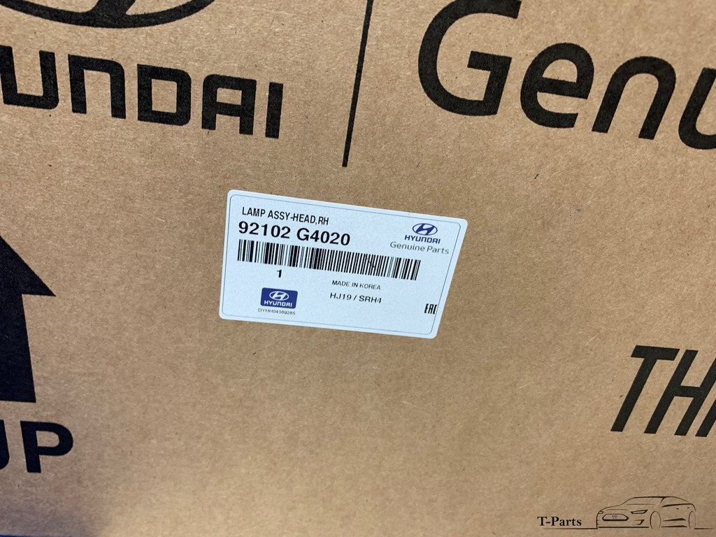 Hyundai i30 koplamp rechts lamp 92102G4020, Gebruikt, Heolleung-ro 12
06797  Seoul, Ophalen of Verzenden, Info@hyundai.com