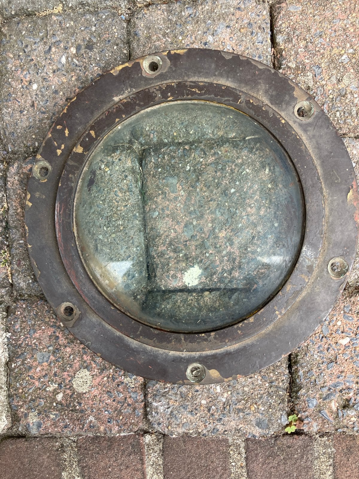 Antiek scheeps patrijspoort - Brons/Messing, Ophalen of Verzenden