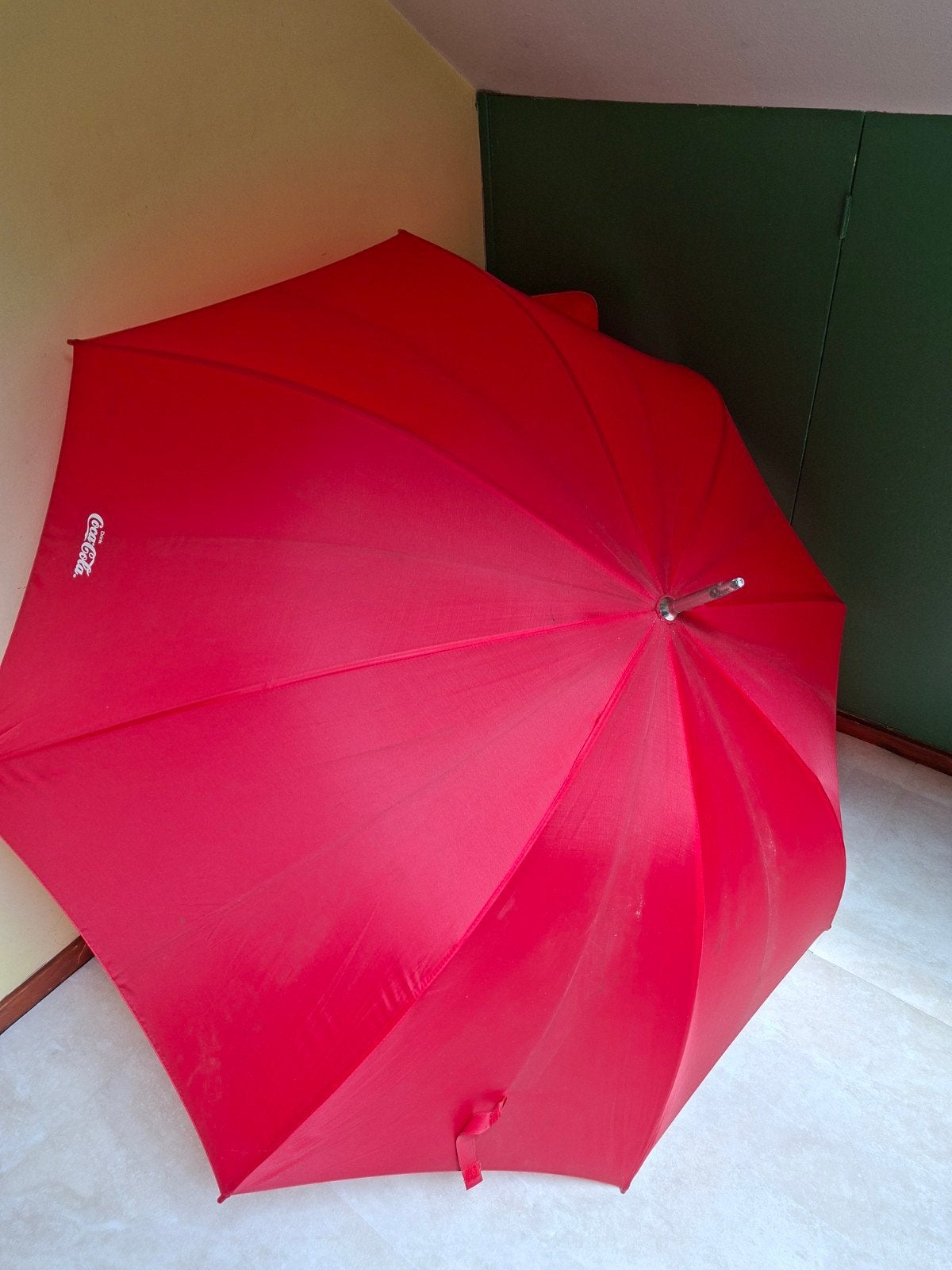 Coca-Cola Paraplu - Rood, 125 cm doorsnee, Ophalen of Verzenden, Gebruikt, Rood