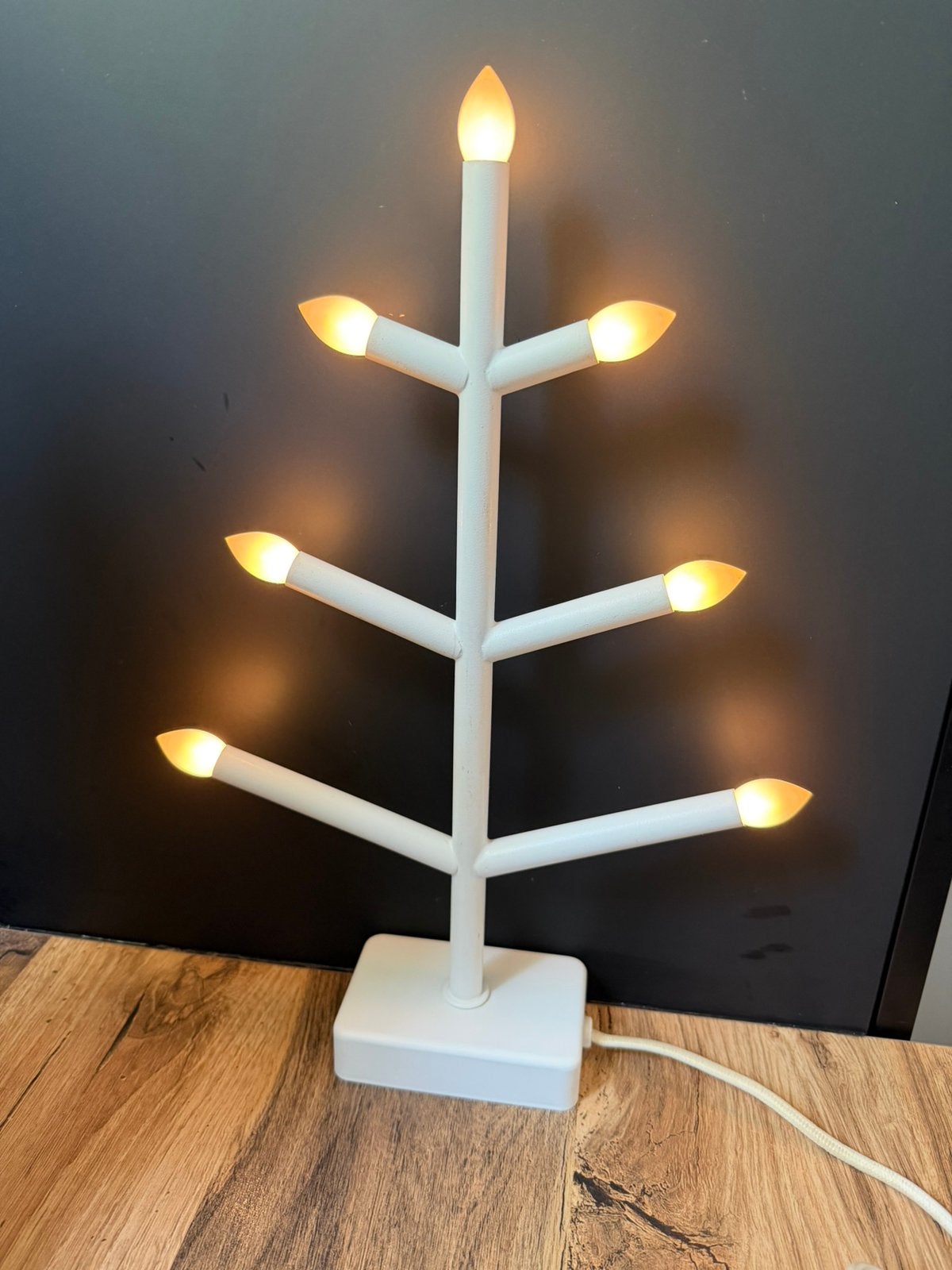 IKEA STRÅLA LED-kandelaar kerstboom met zeven lichtpunten, Ophalen of Verzenden, Zo goed als nieuw