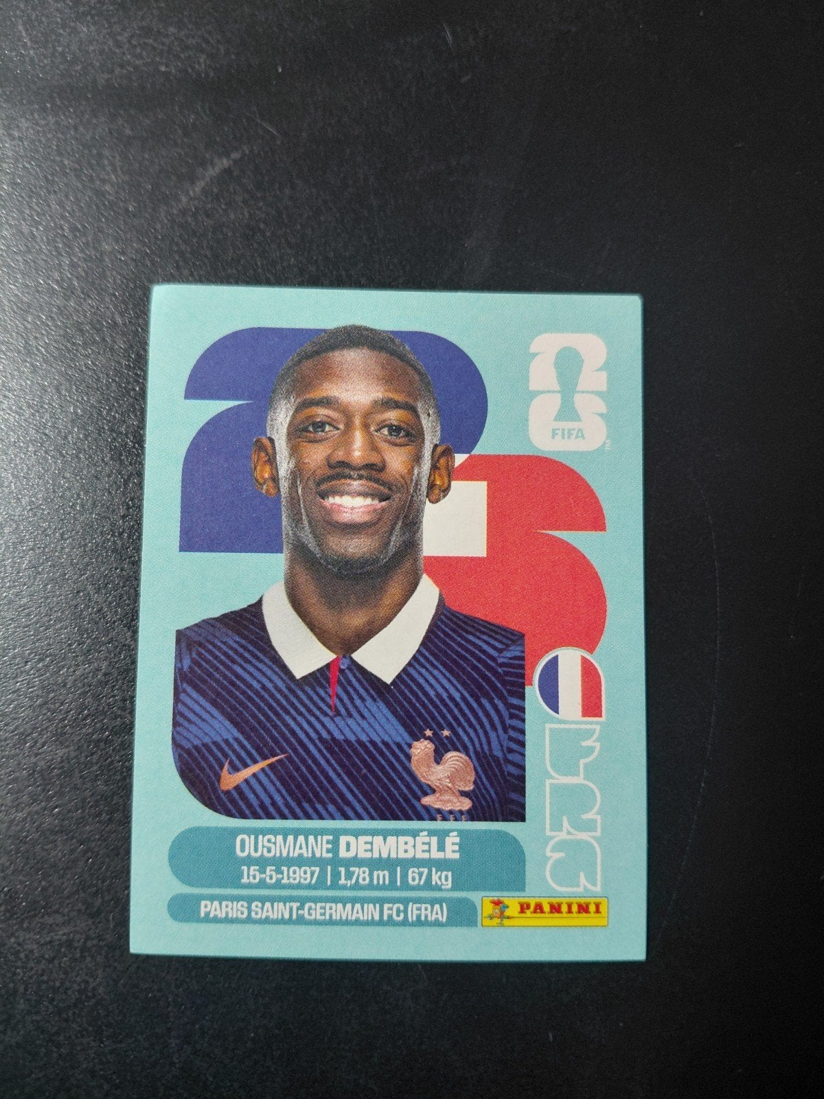 ousmane dembele (frankrijk/psg) panini wk 2026, Ophalen of Verzenden, Nieuw