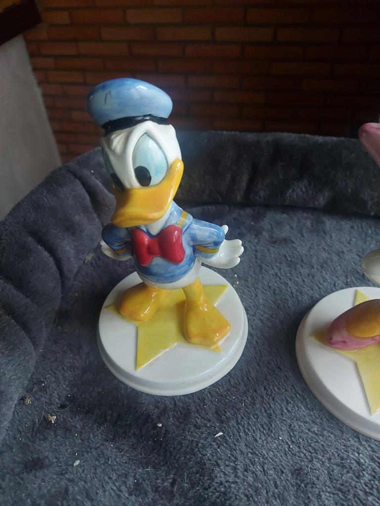 Disney Donald en Katrien Duck Beeldjes - Schmid, Ophalen of Verzenden