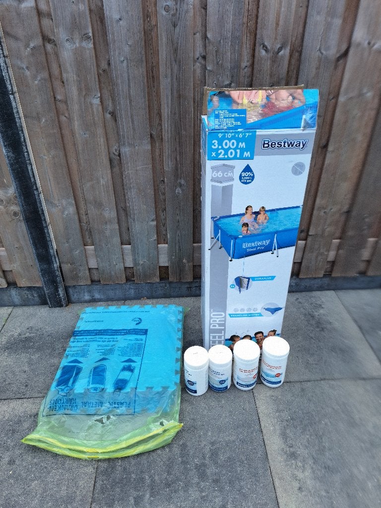 Bestway Zwembad 3x2.01M, Tuin en Terras, Zwembaden, Minder dan 80 cm, Ophalen of Verzenden, Opzetzwembad, 200 tot 400 cm