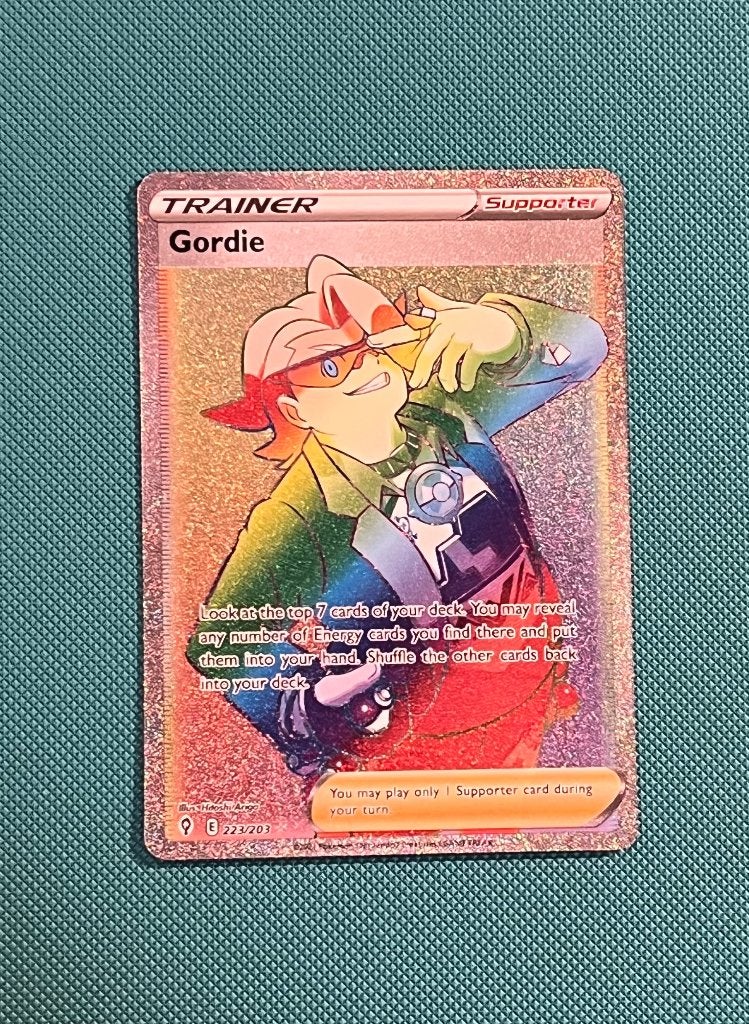 Gordie (EVS 223), Ophalen of Verzenden, Zo goed als nieuw, Losse kaart, Foil