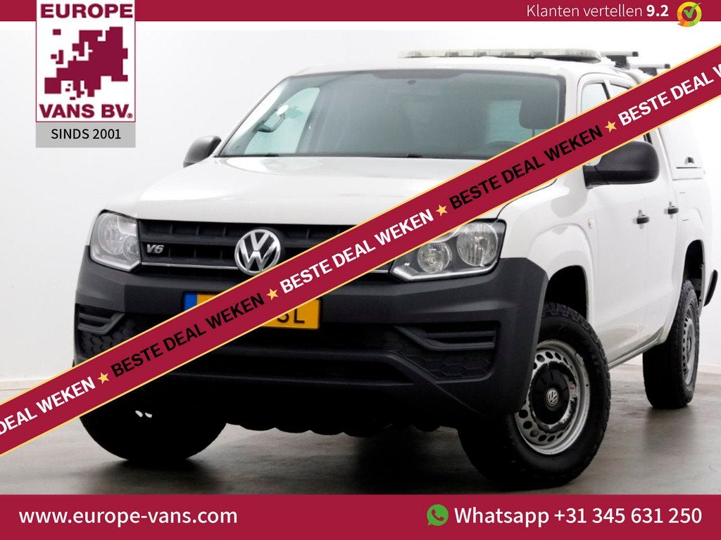 Volkswagen Amarok 3.0 TDI V6 164pk 4Motion 4x4 Plus Cab Tren, Auto's, Gebruikt, Euro 6, 3000 kg, Origineel Nederlands