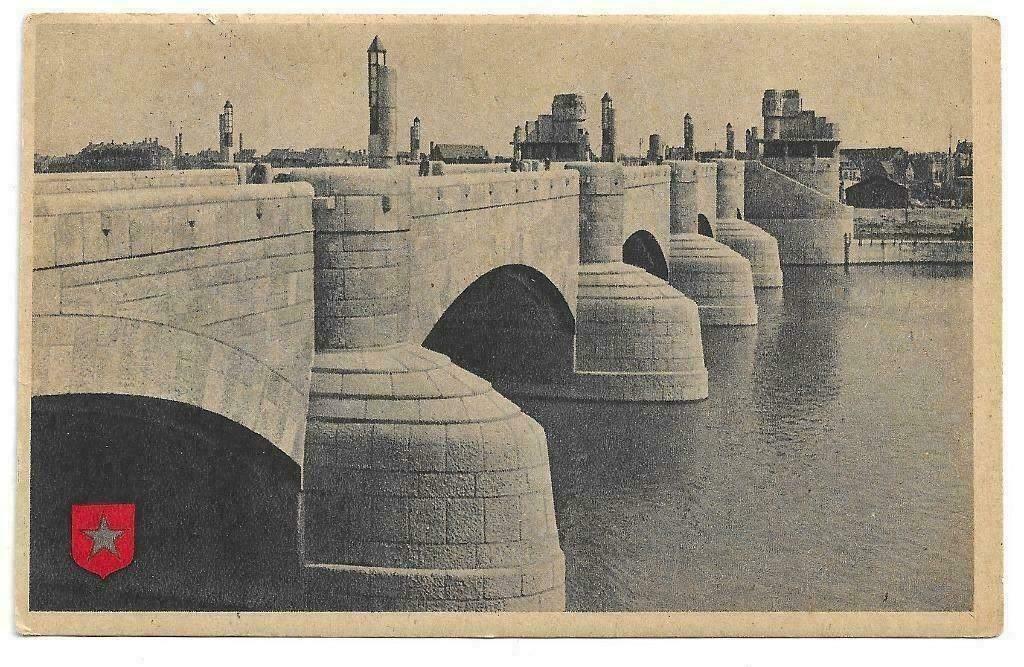 AK Maastricht - Wilhelminabrug, Verzenden, 1940 tot 1960, Gelopen, Limburg
