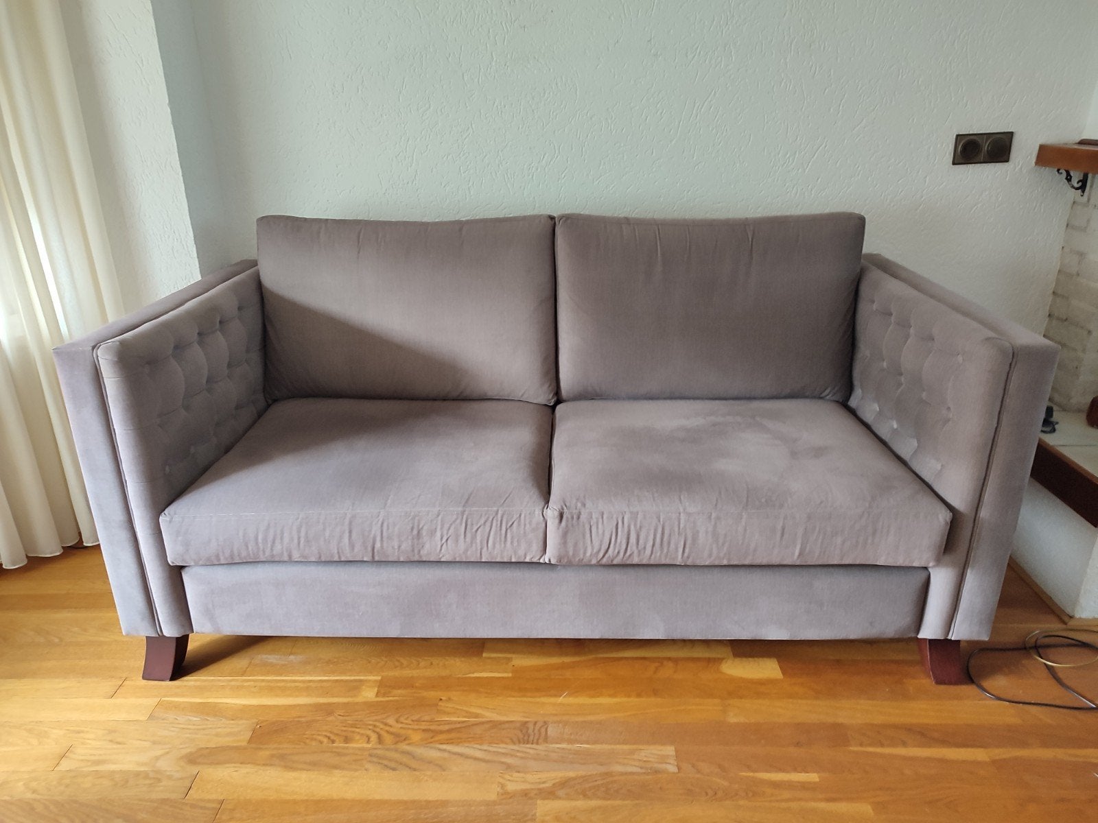 Comfortabele 2-zitsbank in goede staat, Ophalen, Gebruikt, 150 tot 200 cm, Tweepersoons