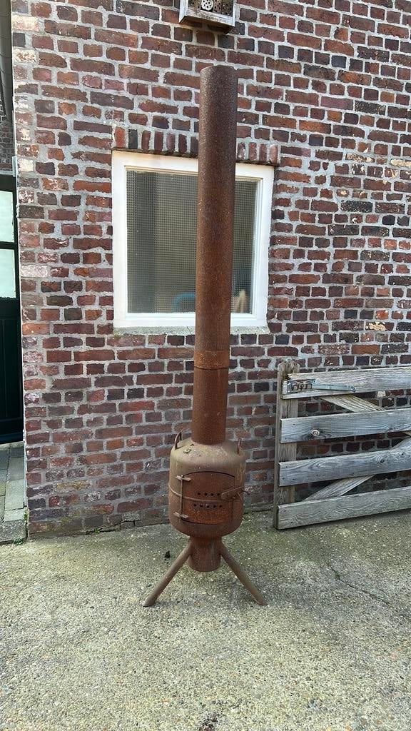 Terraskachel tuinhaard vuurschaal, Ophalen, Gebruikt