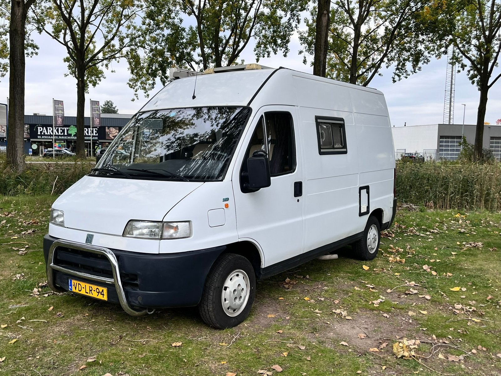 Fiat Ducato Camper 14 2.4 DSL MWB 1994, Auto's, Wit, Origineel Nederlands, Bedrijf, 84 pk