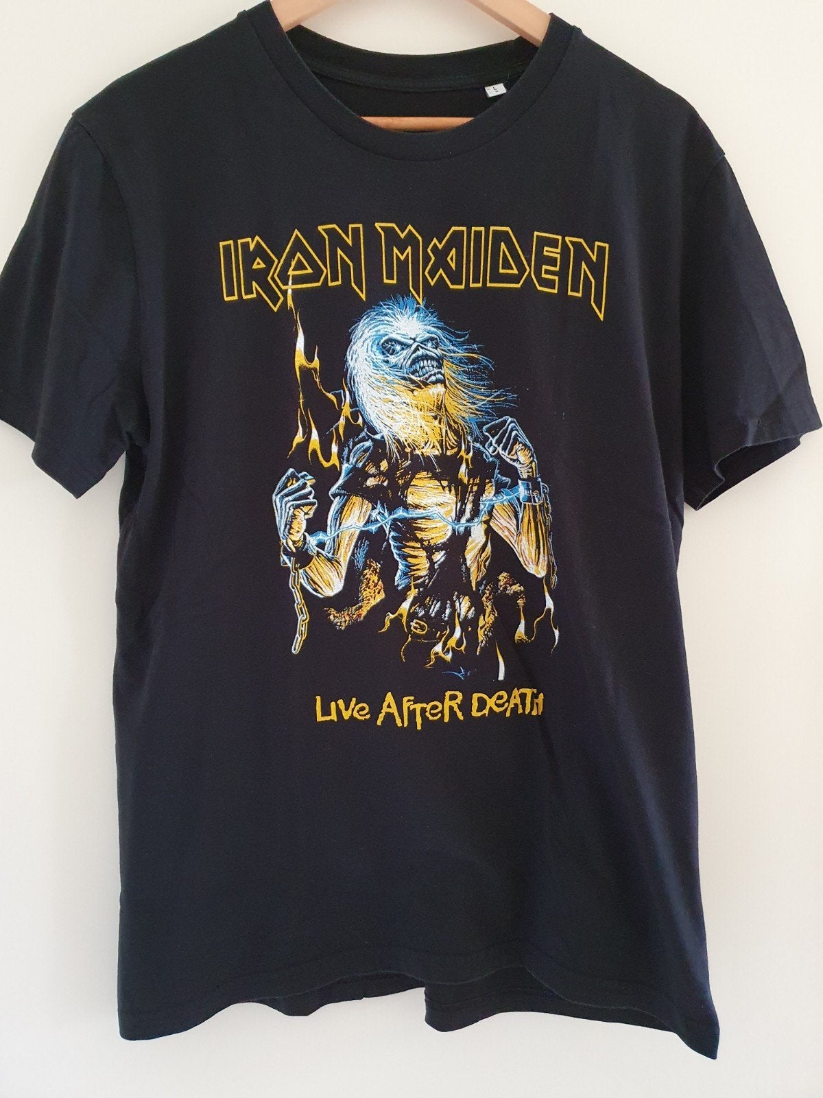 T-shirt van Iron Maiden, Maat 52/54 (L), Verzenden, Zwart, Zalando