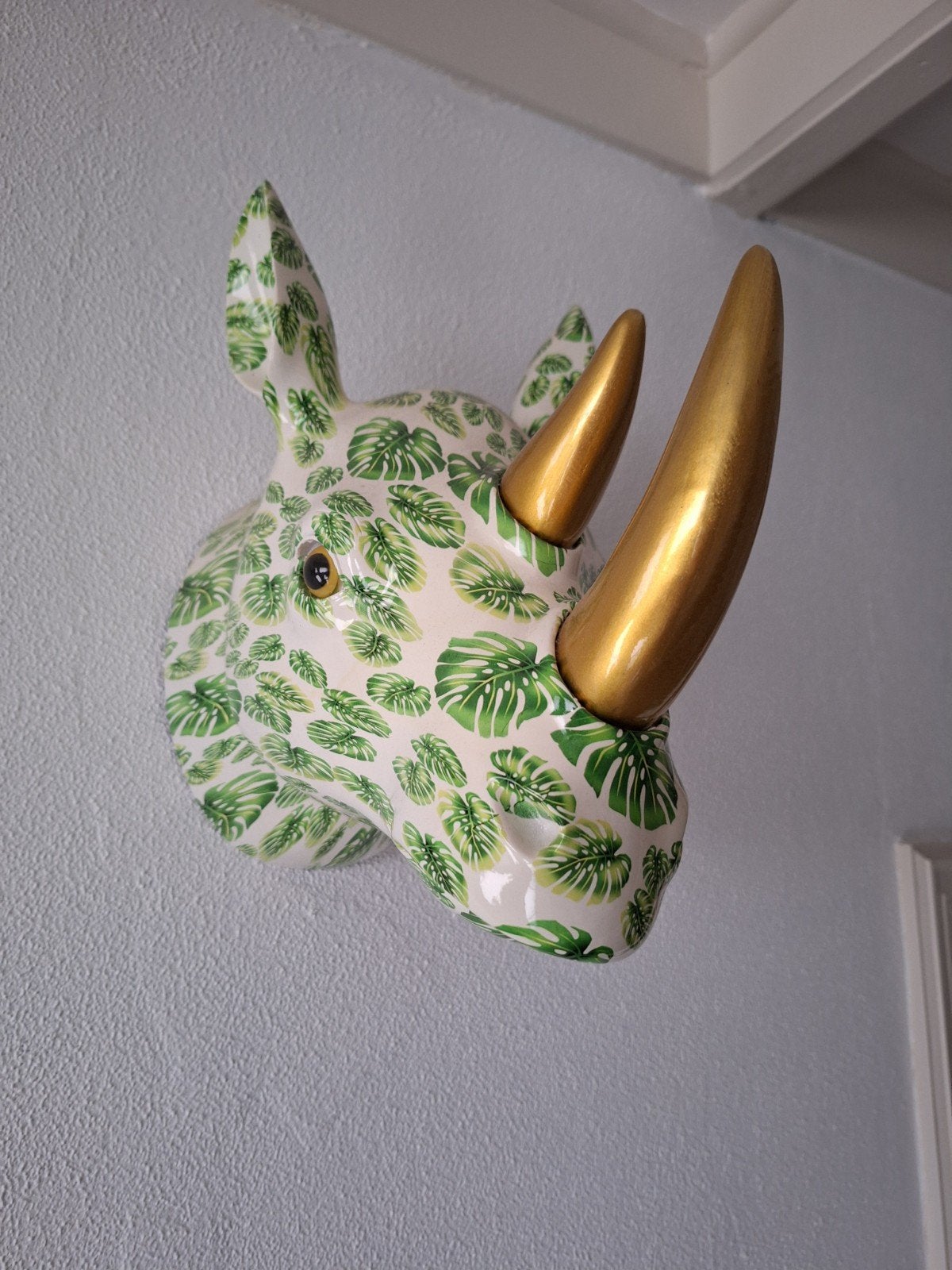 Neushoorn hoofd, Ophalen of Verzenden, Zo goed als nieuw