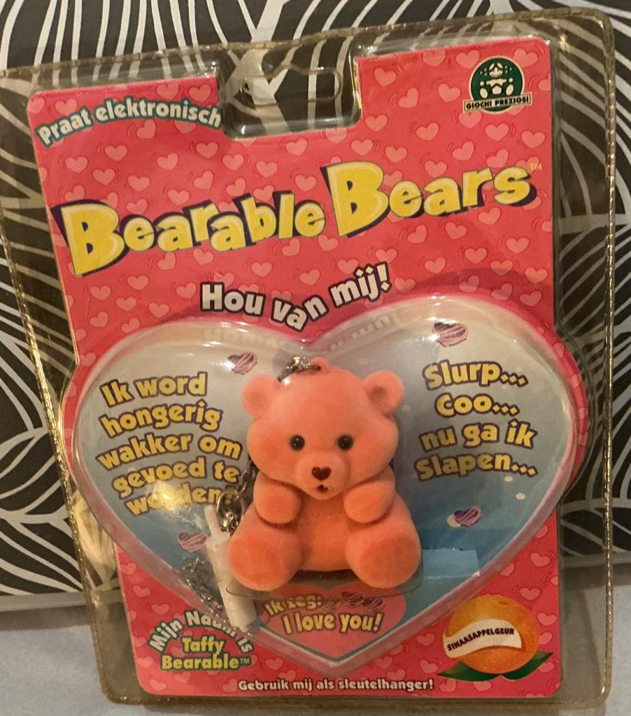 Vintage Bearable Bears Taffy Bearable sleutelhanger, Verzamelen, Speelgoed, Zo goed als nieuw, Verzenden