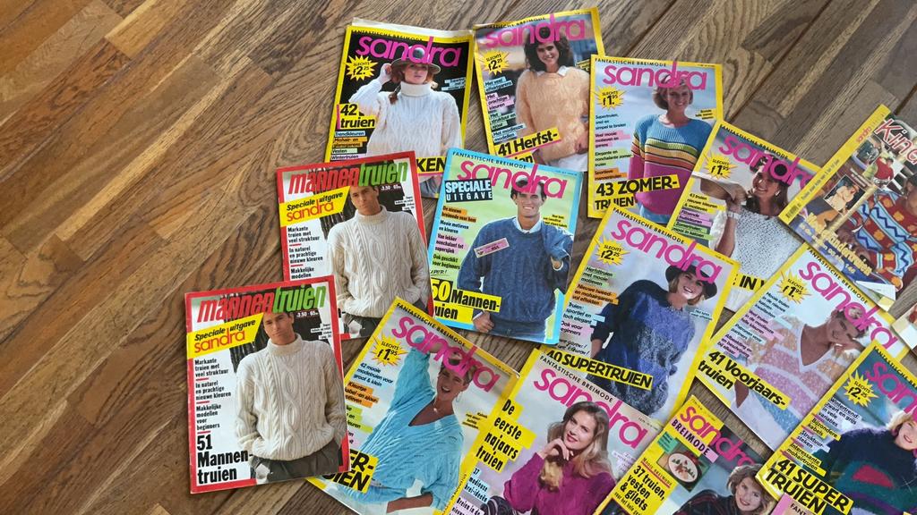 Sandra breimode 80s en 90s, ca 20 stuks, Ophalen of Verzenden, Gelezen