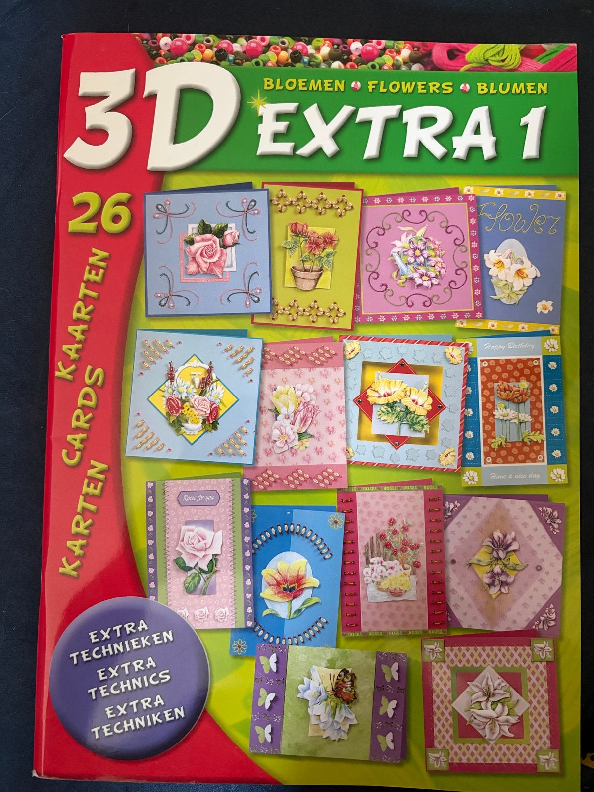 4x 3D Knipvellen Boeken: Disney, Bloemen & Meer, Ophalen of Verzenden, Zo goed als nieuw, Disney, Knipvel