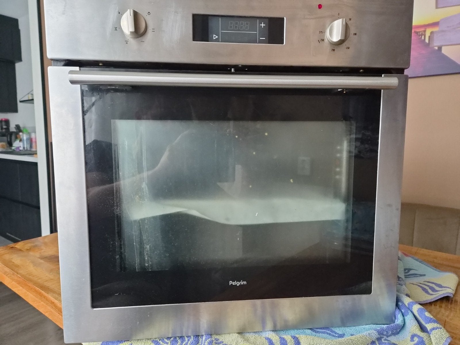 Pelgrim Inbouw Combi-oven - Goede staat, Ophalen, 45 tot 50 cm, Gebruikt, Hete lucht
