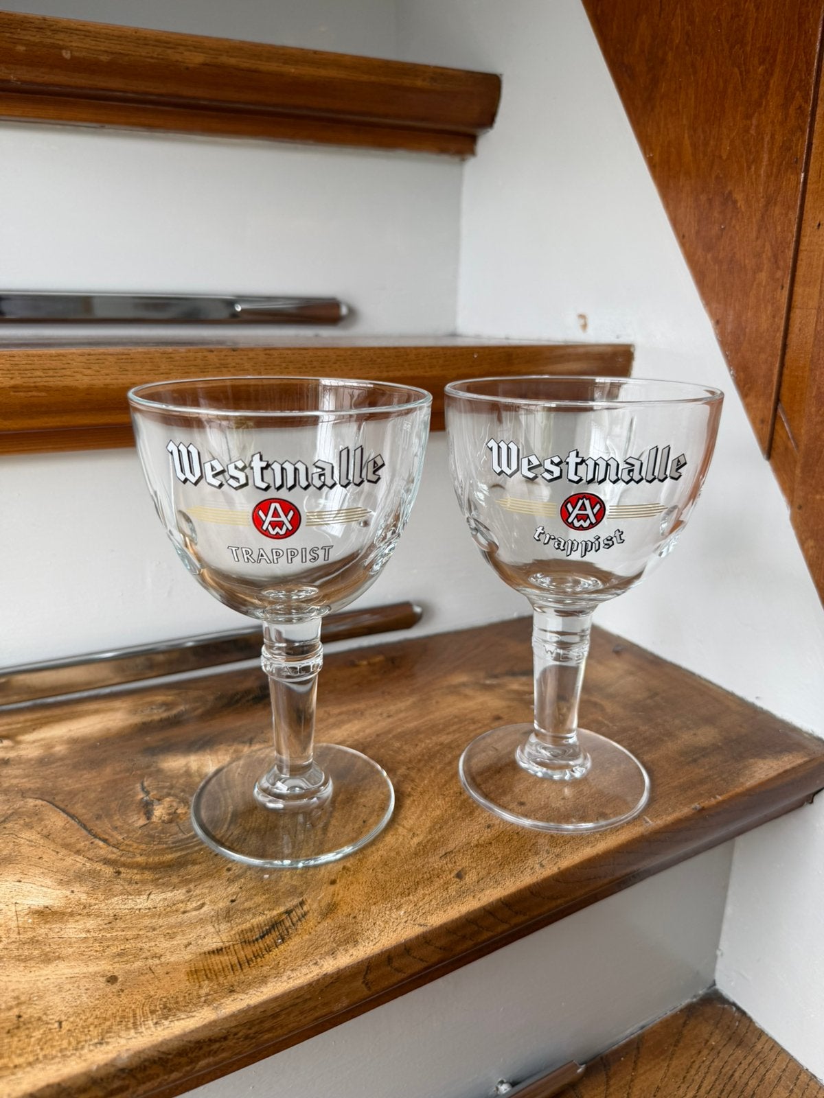 2x Westmalle Trappist bierglas 0,33L, Verzamelen, Biermerken, Ophalen of Verzenden, Zo goed als nieuw, Glas of Glazen, Overige merken