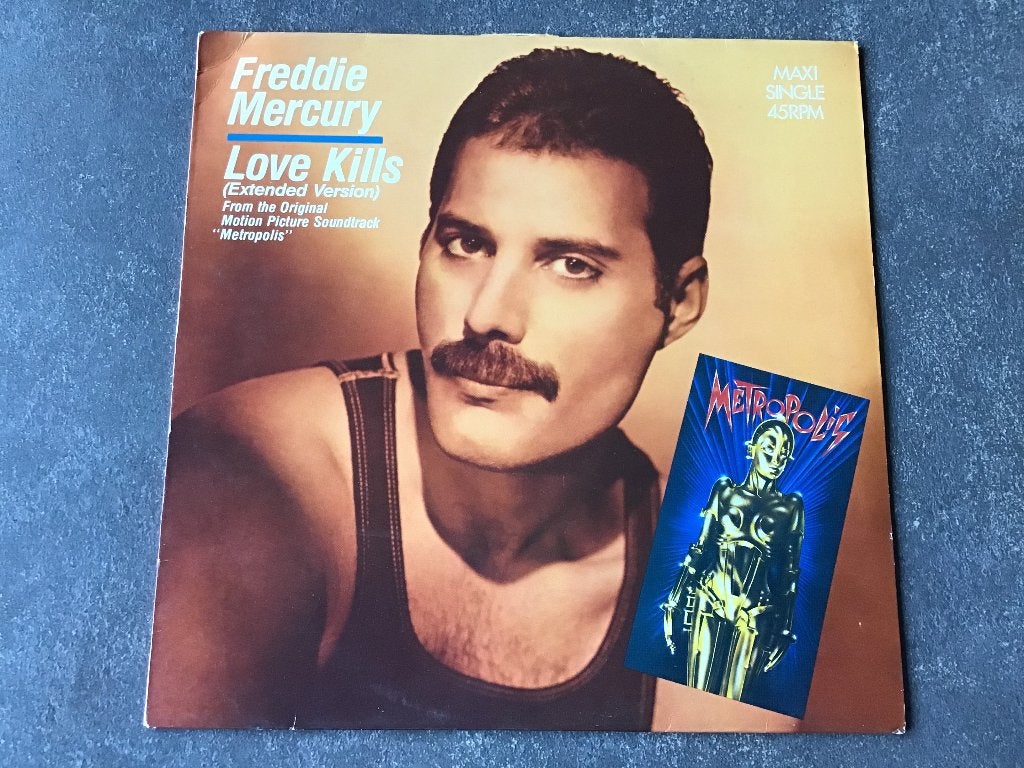 Freddie Mercury - Love Kills- Vinyl, Gebruikt, Pop, Ophalen of Verzenden, EP