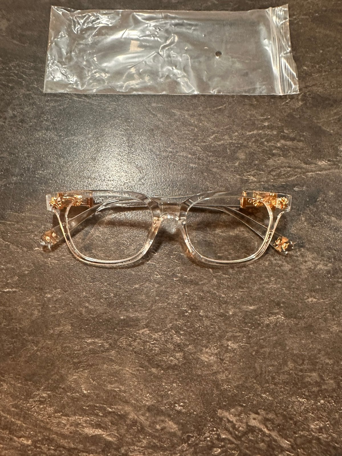 Chrome hearts bril, Blauw, Zo goed als nieuw, Bril, Ophalen