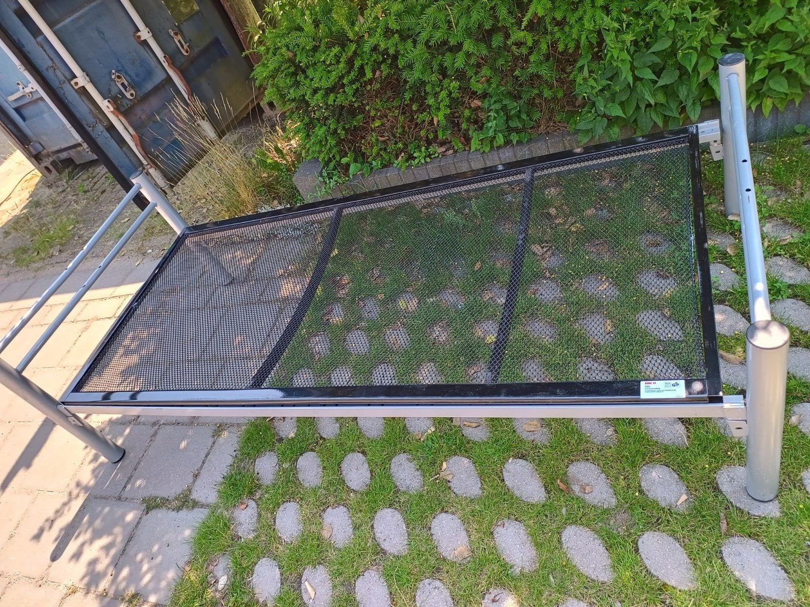 1 persoonsbed 80*200cm, Ophalen, Gebruikt, Eenpersoons, Zwart
