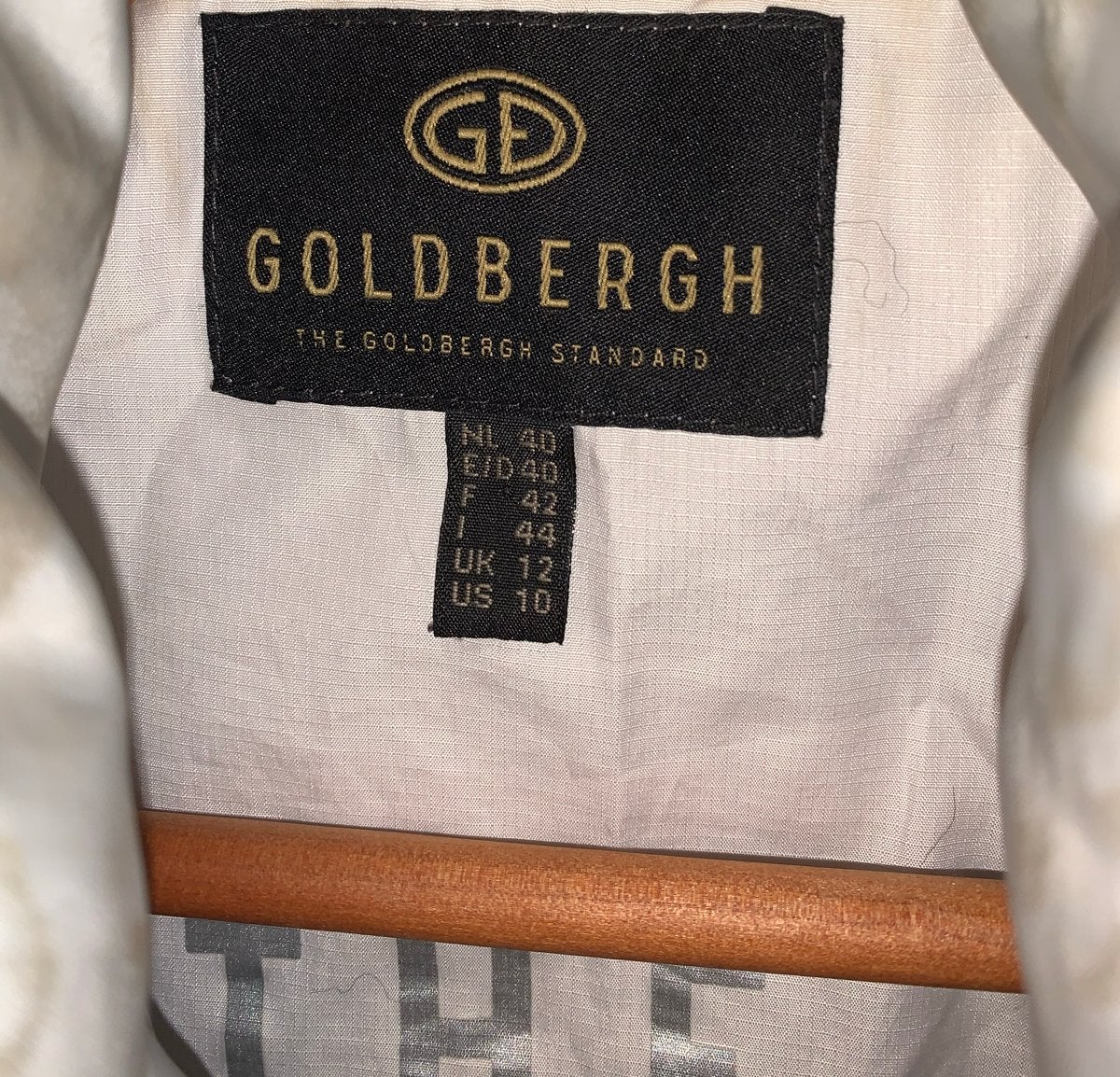 Goldbergh jas maat 40 zgan, Ophalen of Verzenden, Zo goed als nieuw, Maat 38/40 (M), Grijs