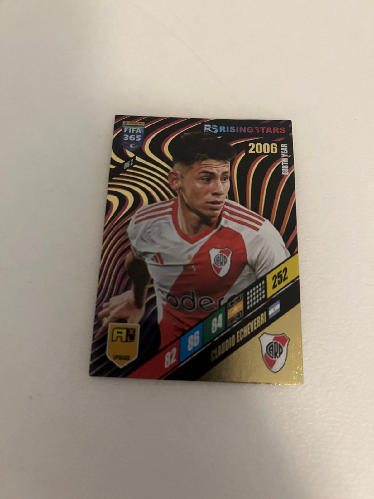 Panini Fifa 365 2024 RS 2 Echeverri, Ophalen of Verzenden, Zo goed als nieuw, Plaatje