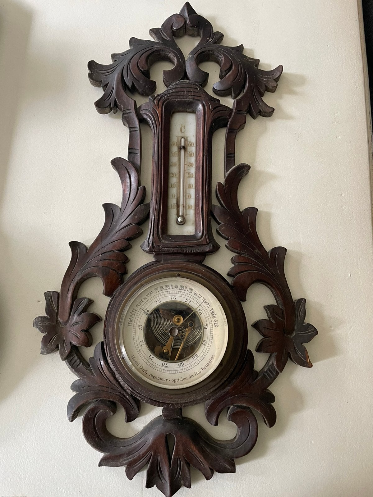 Antieke barometer, Ophalen of Verzenden, Zo goed als nieuw