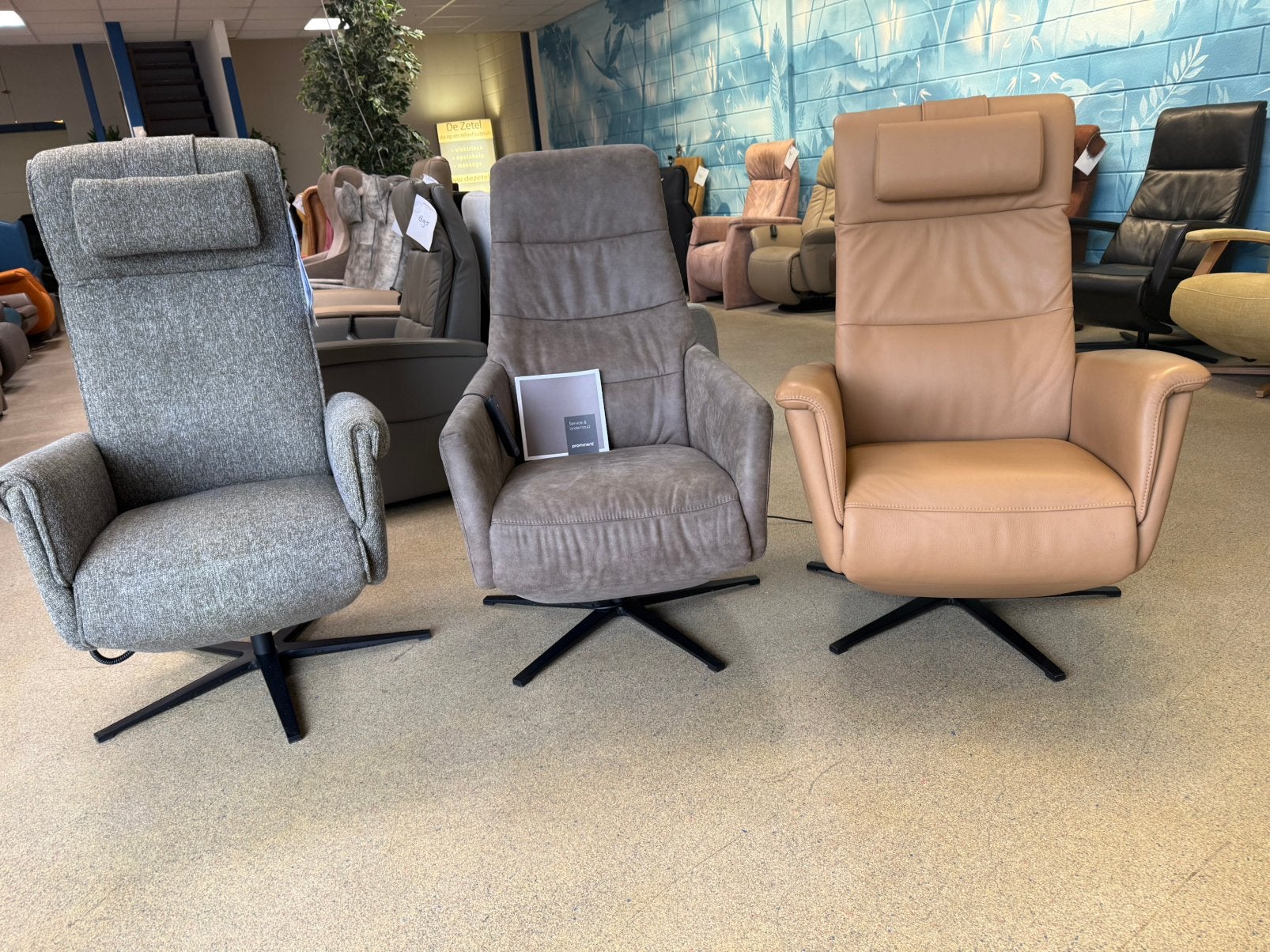 Top merken outlet stoelen en sta op fauteuils gratis bezorgd