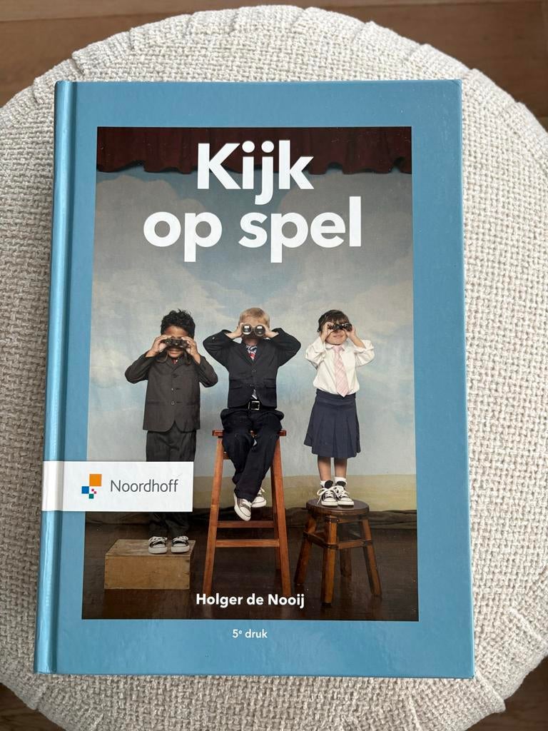 Kijk op spel - Holger de Nooij (5e druk) - Splinternieuw!, Boeken, Ophalen of Verzenden, Gamma, Nieuw, HBO