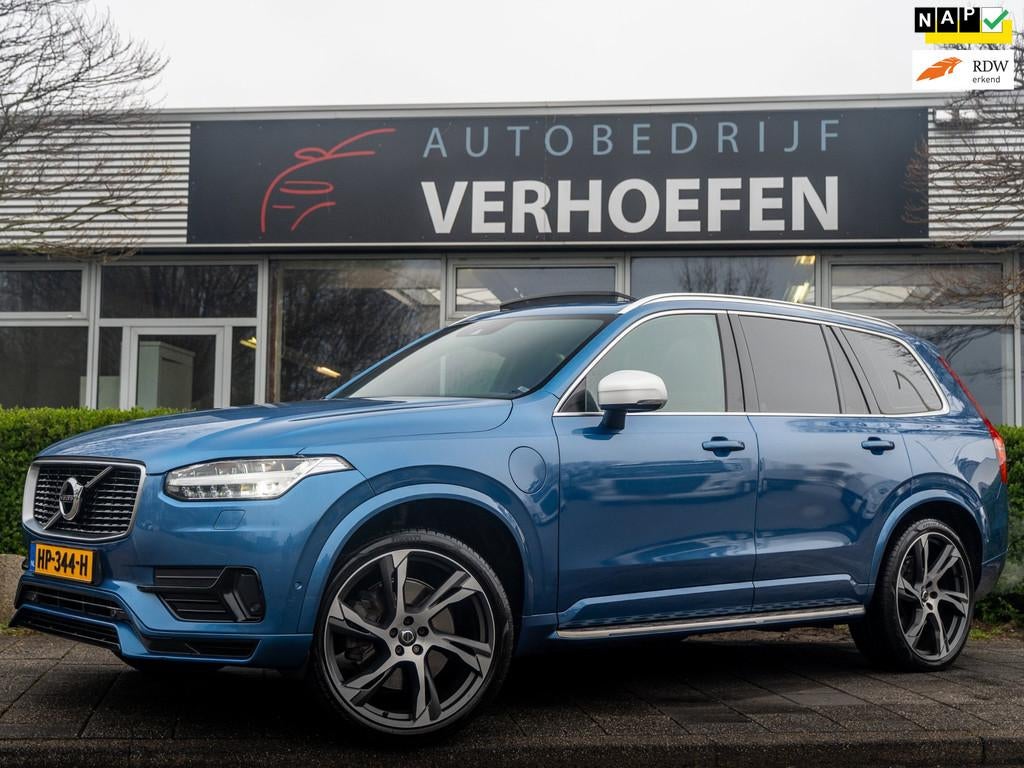 Volvo XC90 2.0 T8 Twin Engine AWD R-Design - PANORAMADAK - B, Gebruikt, 1969 cc, 7 stoelen, Bedrijf