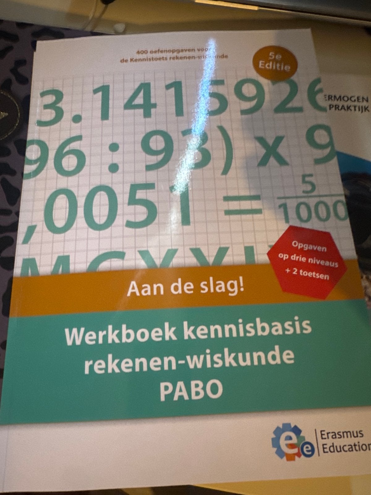 Werkboek kennisbasis rekenen-wiskunde PABO 5e Editie, Boeken, Ophalen of Verzenden, Beta, Zo goed als nieuw, HBO