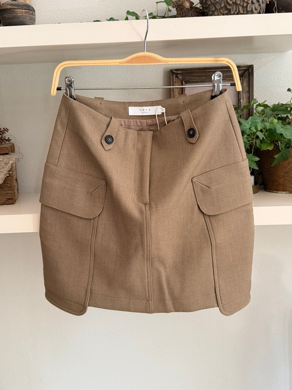 Rokje, Beige, Nieuw, Ophalen of Verzenden, Maat 34 (XS) of kleiner