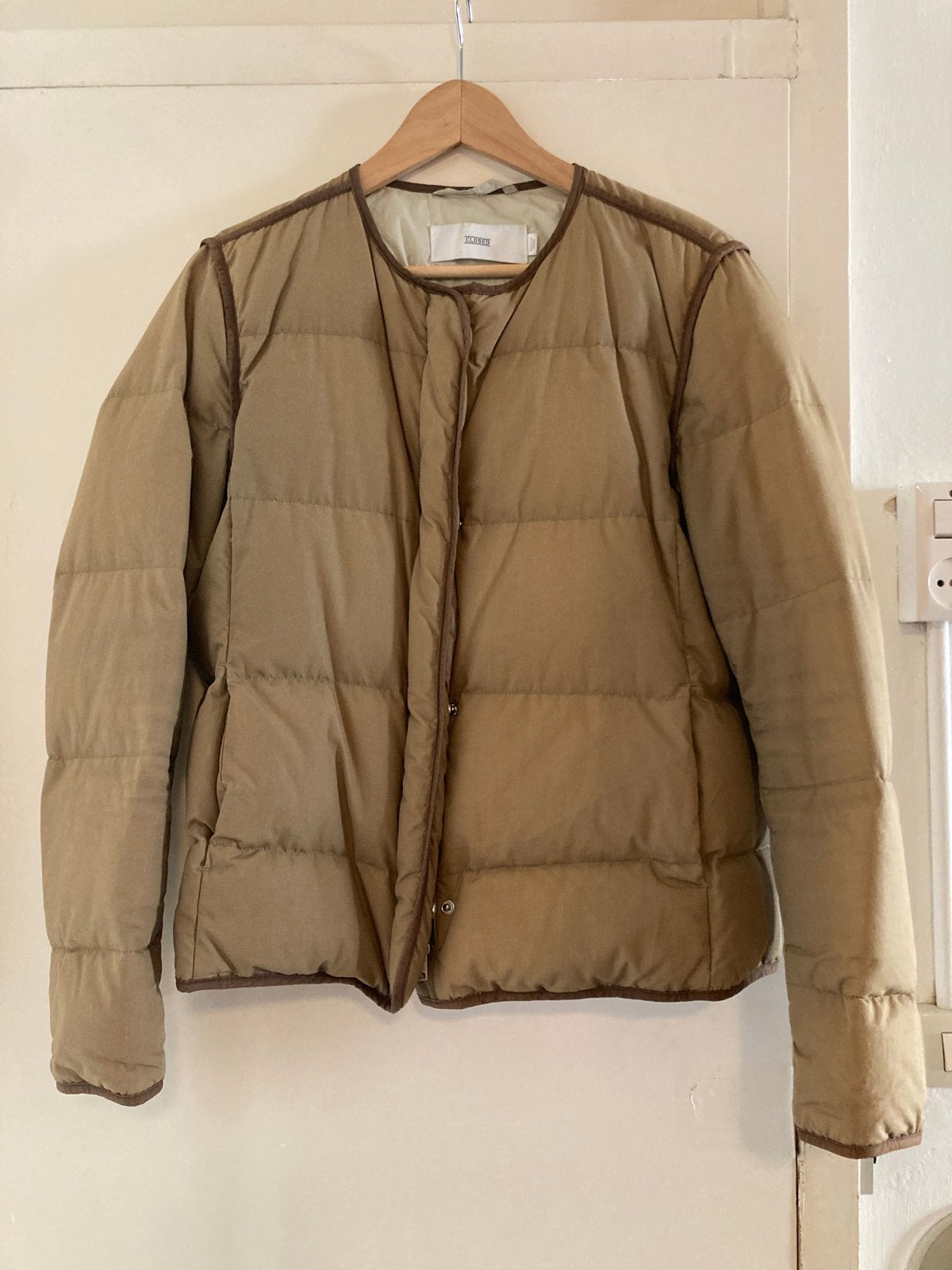 Closed donsjas maat XS legergroen khaki, Ophalen of Verzenden, Gedragen, Maat 34 (XS) of kleiner, Groen