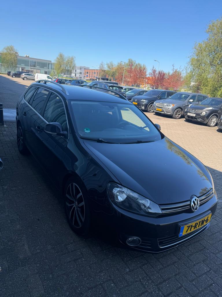 Volkswagen Golf 1.2 TSI 77KW Variant DSG 2011 Zwart, 700 kg, Zwart, Origineel Nederlands, 104 pk