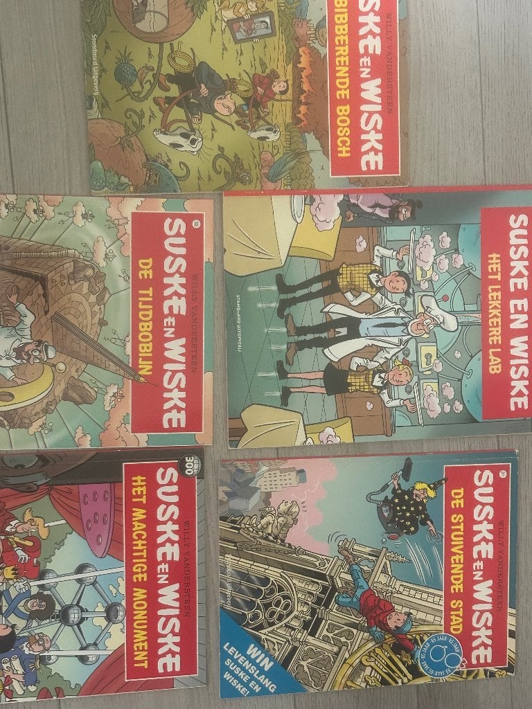 Nette Suske en wiske Boeken nr 300 en hoger., Boeken, Stripboeken, Gelezen, Verzenden, Willy Vandersteen, Meerdere stripboeken