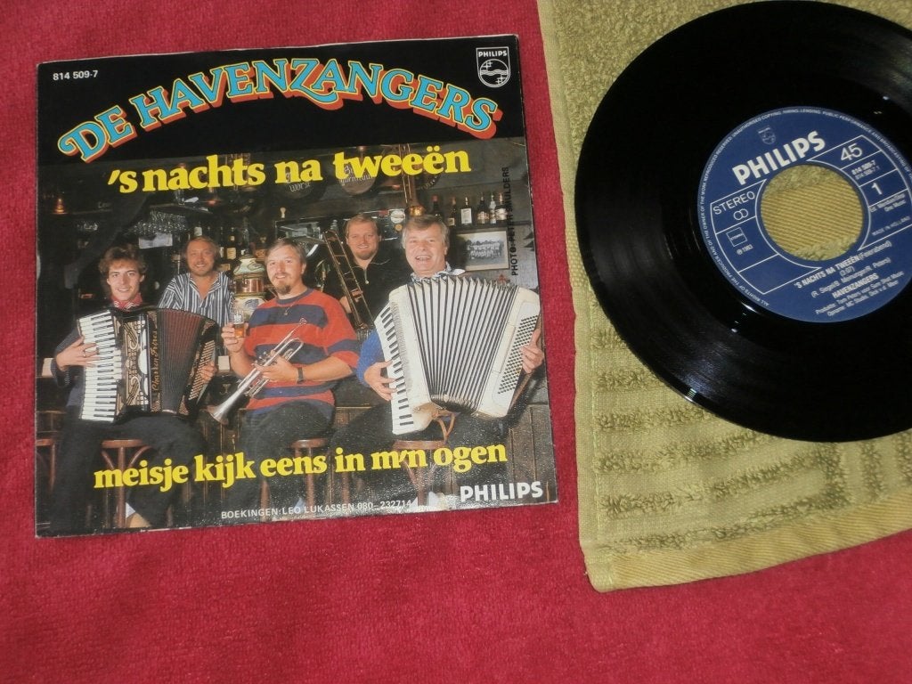 De Havenzangers - 's Nachts Na Tweeën., Gebruikt, 7 inch, Nederlandstalig, Fotohoes