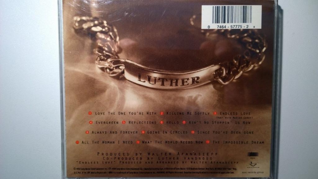 Luther Vandross - Songs, Ophalen of Verzenden, Zo goed als nieuw, Soul of Nu Soul