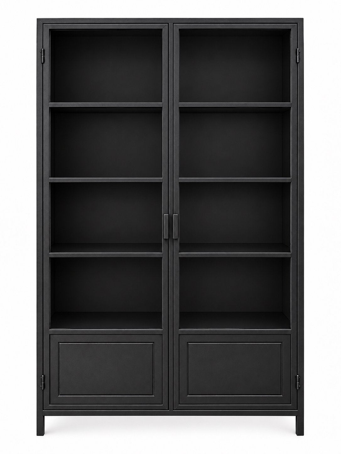 WOOOD 2-deurs vitrinekast 190x110x40 cm, Ophalen, Gebruikt, 100 tot 150 cm, Metaal