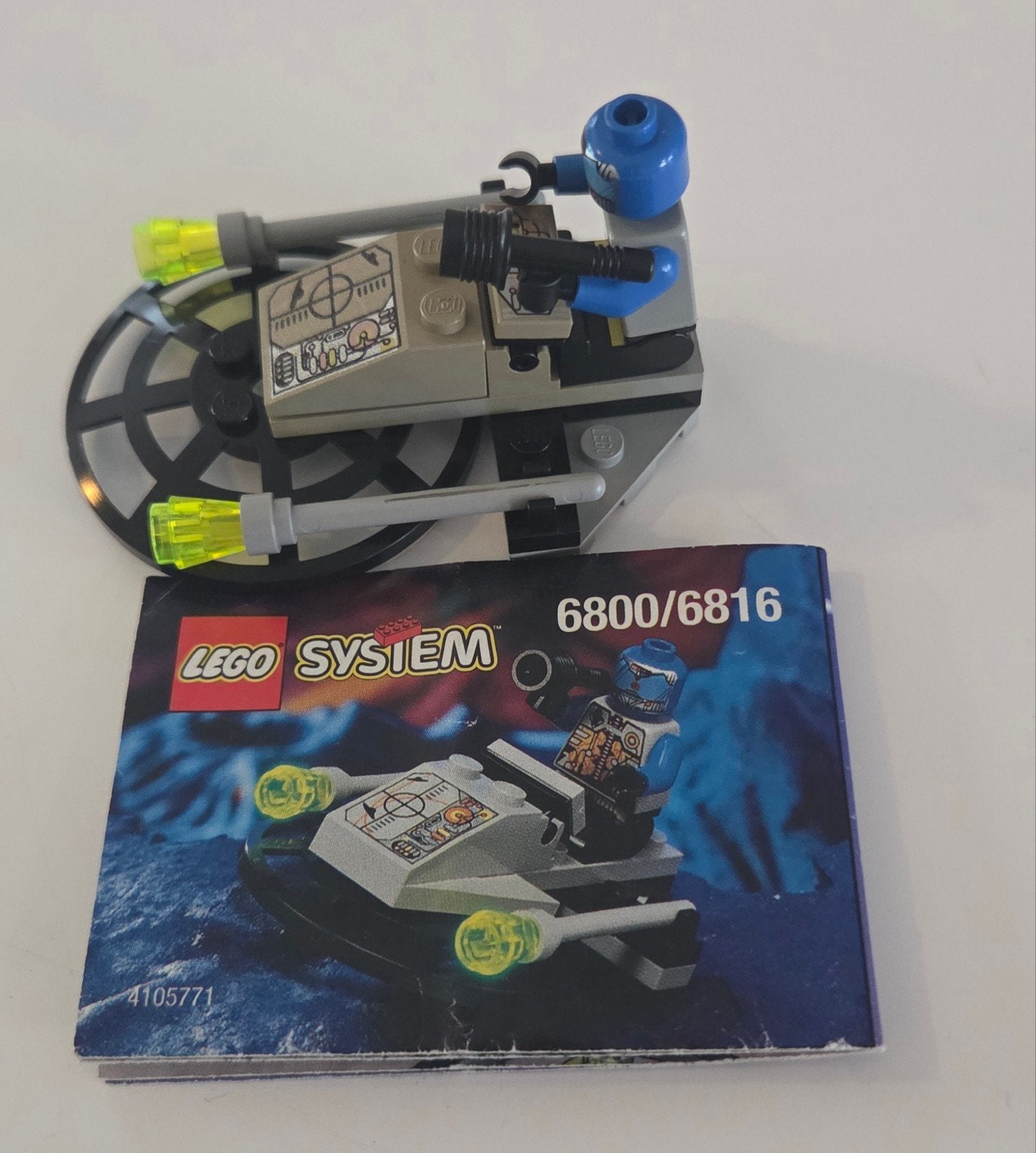 Lego System 6800/6816 Space Voertuig met Minifiguur, Compleet, Gebruikt, Lego, Ophalen of Verzenden