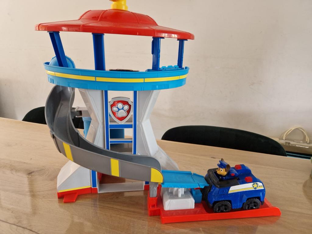 Paw Patrol Uitkijktoren met Chase voertuig, Ophalen, Gebruikt, Jongen of Meisje