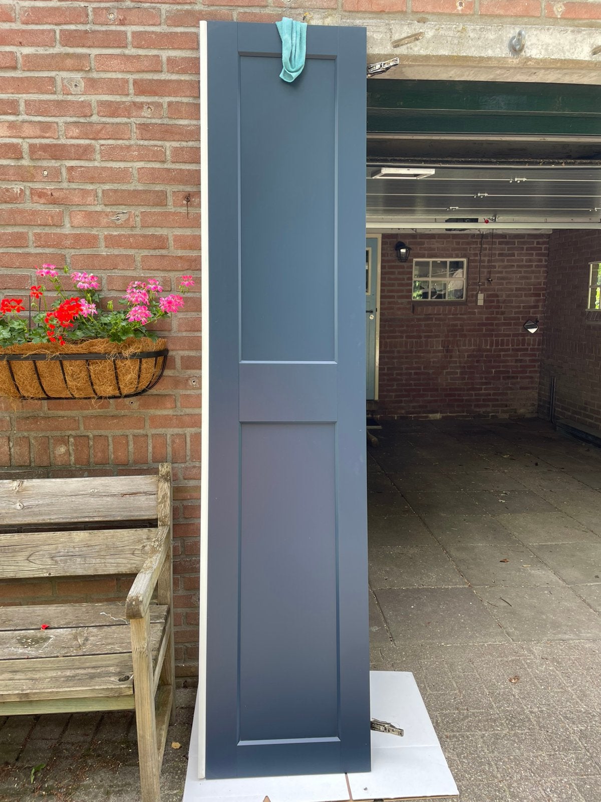 Ikea Pax Grimo deur - donkerblauw 50x229 - scharnieren hoek, Huis en Inrichting, Kasten | Kledingkasten, Ophalen, Zo goed als nieuw