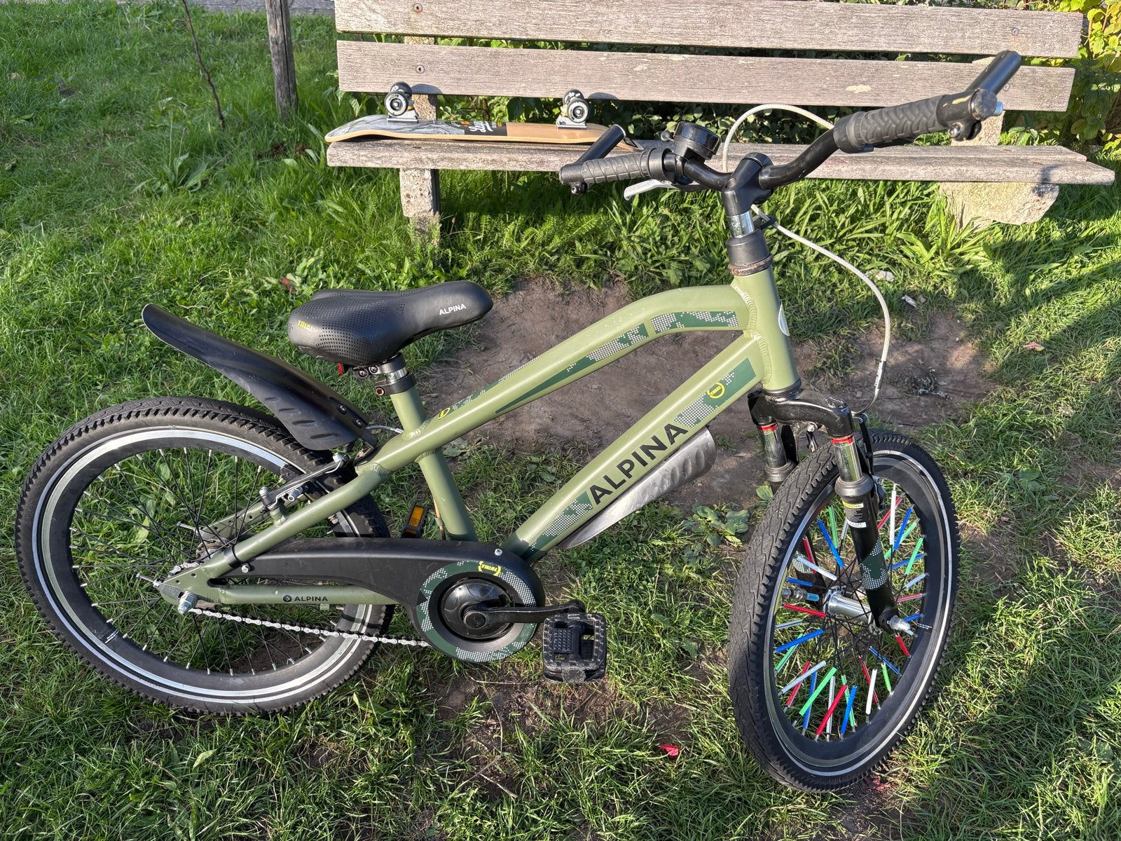 Alpina kinderfiets 20 inch, Fietsen en Brommers, Ophalen of Verzenden, Zo goed als nieuw, Velgrem, 16 tot 20 inch
