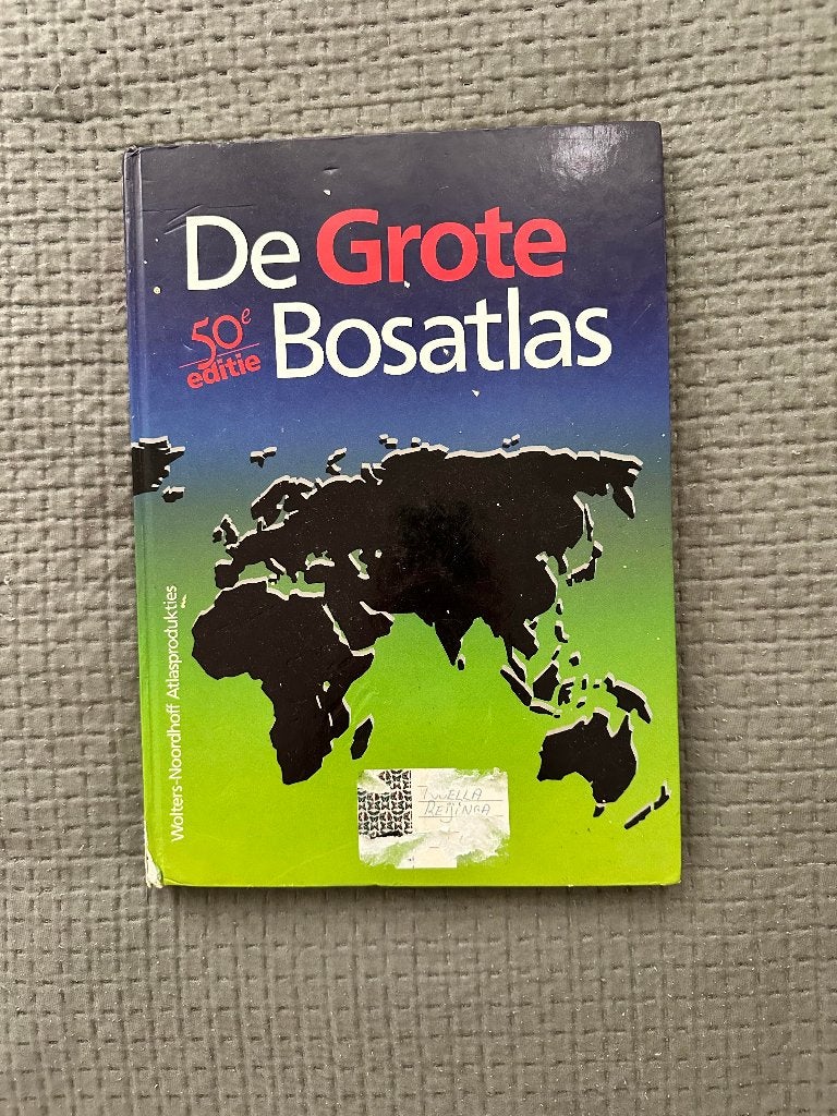 De Grote Bosatlas 50e editie – Wolters-Noordhoff, Boeken, Bosatlas, Wolters-Noordhoff Atlasproducties, Verzenden, Zo goed als nieuw